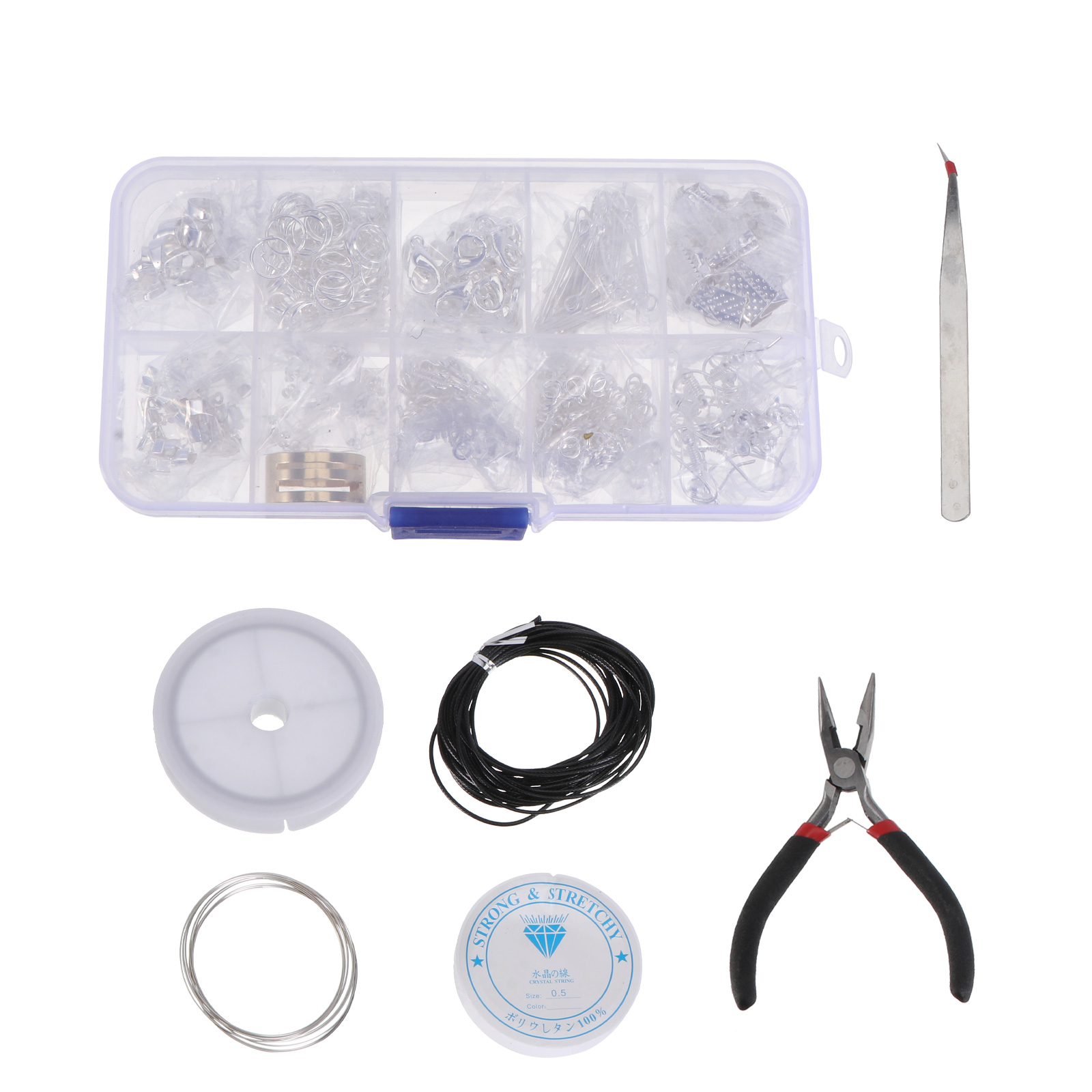 Jewelry Making Kits for Adults DIY Jewelry Making Tool Kit Supplies Kit Jewelry Repair Tools with Accessories, Adult Unisex, Size: 13
